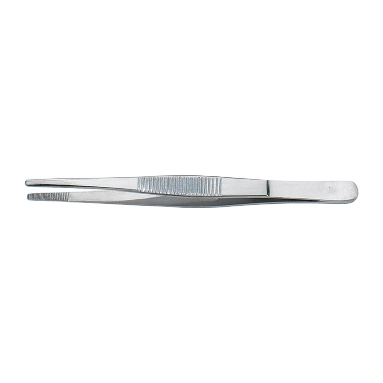 Dressing Forceps, Standard Pattern, Serrated Handles & Tips, 10" (25.0 Cm)